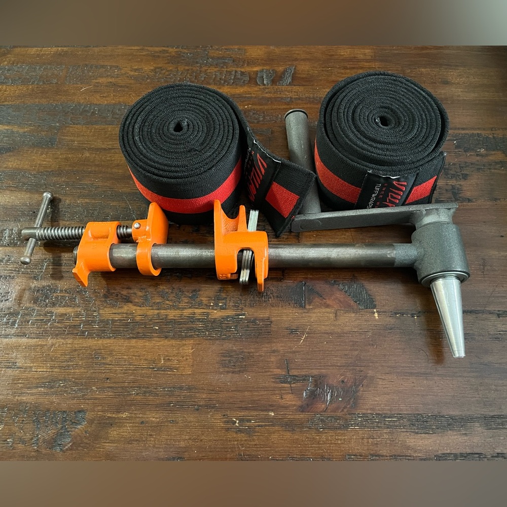 Tuff Wrap Knee Wraps and Texas Strength System Knee Wrap Roller Set!